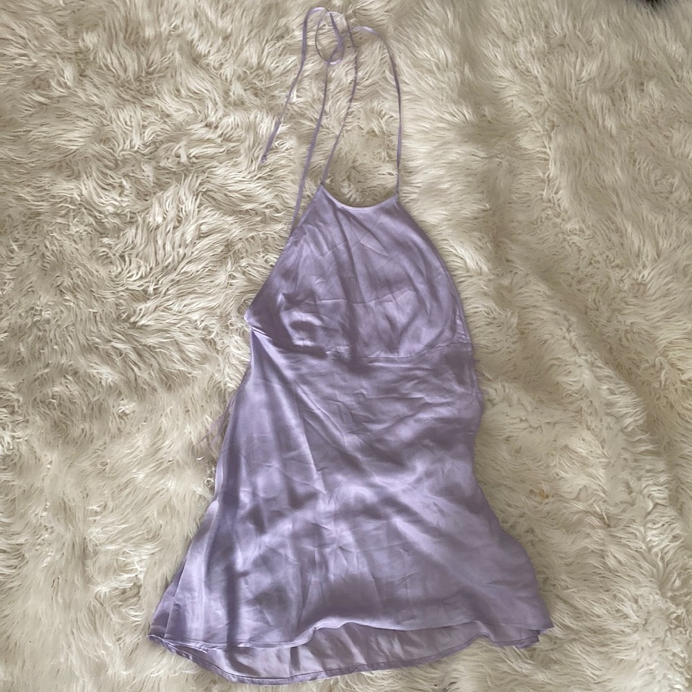 Violet Silk Zara Dress